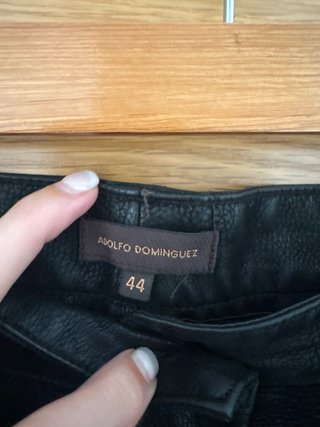Pantalón Adolfo Dominguez Negro Talla 44