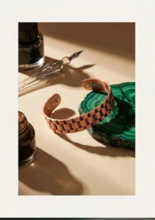 Pulsera de Cobre Puro. Regalo Navideño, nuevo.