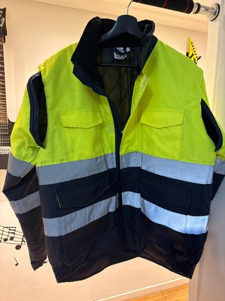 Cazadora de trabajo reflectante