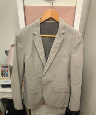Americana Zara Gris Claro Talla 50