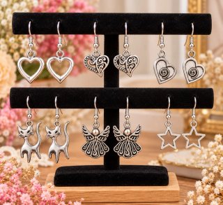 ¡7 PARES DE PENDIENTES POR SOLO 10 €!
