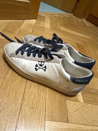 Zapatillas Skuller Blancas de scalpers. Casi sin u