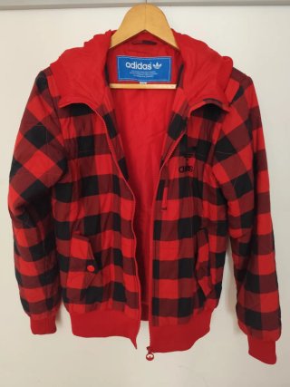 Chaqueta Acolchada Adidas Cuadros