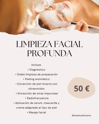 Sesión de Limpieza Facial Profunda