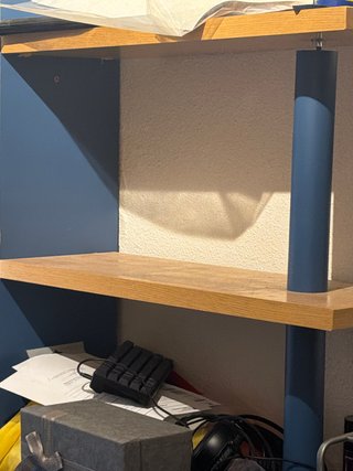 Estantería Juvenil Azul y Madera