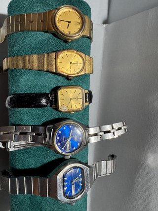 Lotto 5 Orologi Seiko Vintage da revisionare