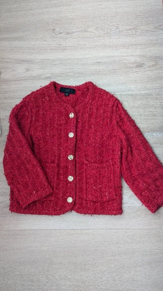 Chaqueta granate Zara