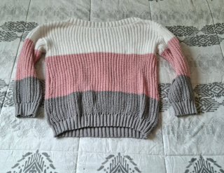 Jersey de punto tricolor