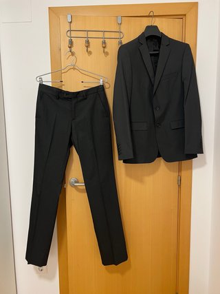 Traje Negro Mango
