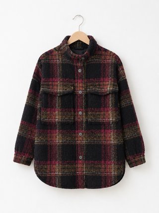 Sobrecamisa de cuadros Zara