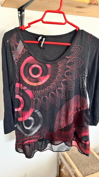 Camiseta Desigual Estampado Flores