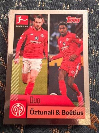 Cromo Topps Bundesliga Duo Öztunali & Boëtius
