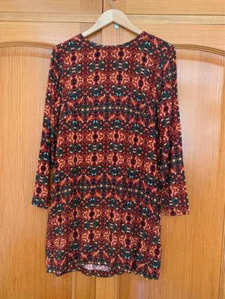 Vestido Estampado H&M Talla 42