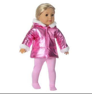 Conjunto Anorak y Mallas para Muñeca 43 cm