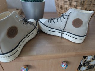 Zapatillas Bota Victoria Beige
