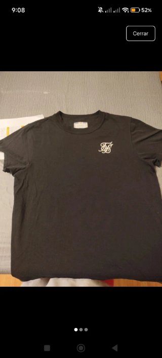 Camiseta Siksilk Negra