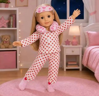 Conjunto de Pijama para Muñeca de 43 cm