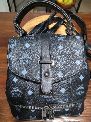 Bolso Mochila MCM Negro