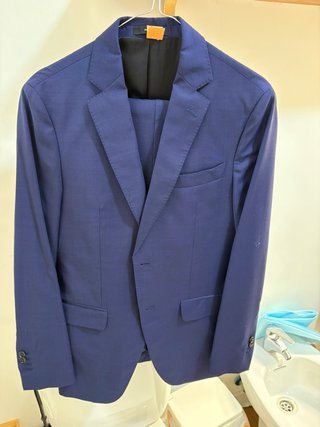 Traje Massimo Dutti Azul Marino