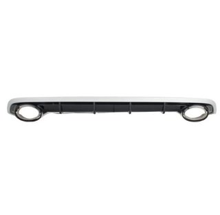 Difusor trasero Audi A6 C7 look RS6 con paragolpes