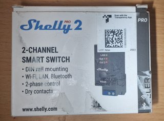 Shelly 2 PRO v1 Relé 2 Canales