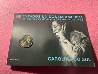 Moneda Cuarto de Dólar Carolina del Sur