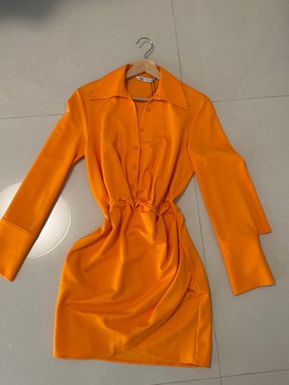 Vestido Naranja Zara