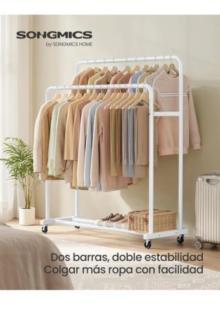 Burro para ropa doble SONGMICS