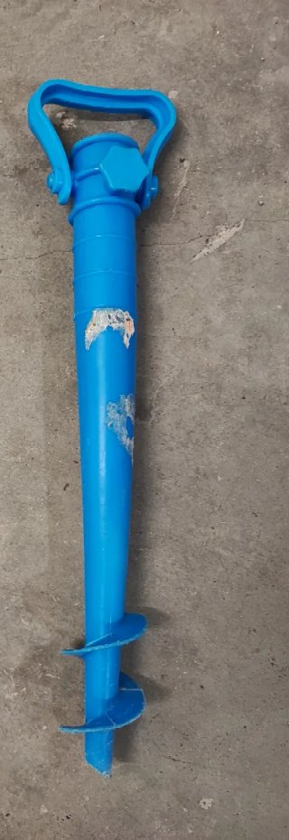 Barreno para sombrilla de playa