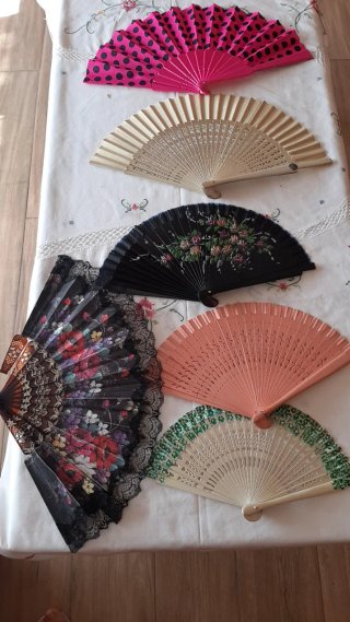 Set de 5 Abanicos Variados