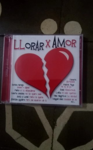 Llorar x Amor Recopilatorio. 2-CD