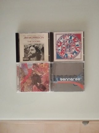 Lote de 4 CDs de Música Rock