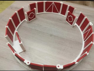 Plaza de toros tipo Playmobil 3D