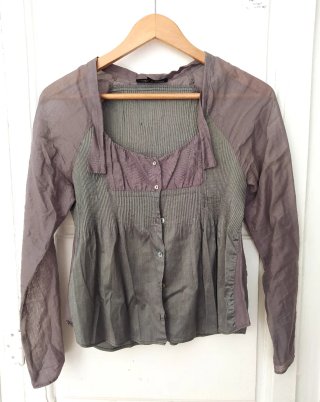 Camisa gris Cotélac talla 3