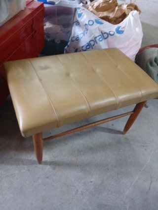 Taburete Retro con Asiento Acolchado