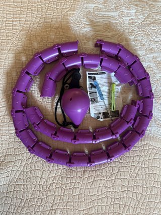Aro de Fitness Ajustable Morado