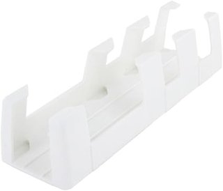 Soporte de pared para toma múltiple - Blanco