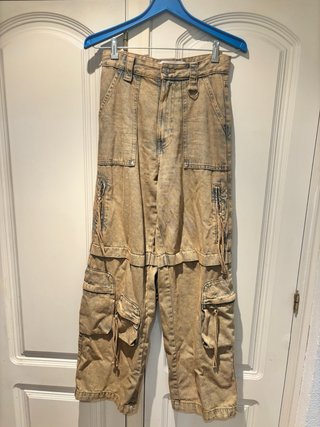 Pantalón Cargo Bershka Talla 32
