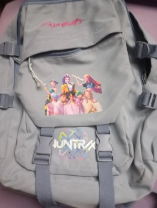 Mochila K-Pop Gris