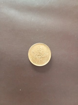 Moneta 20 Lire 1975