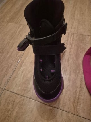 Patines led de 4 Ruedas para Niña, talla 32-36