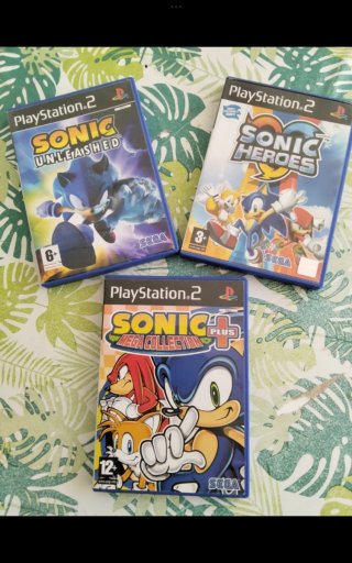 Lote 3 Juegos Sonic PlayStation 2 (PS2)