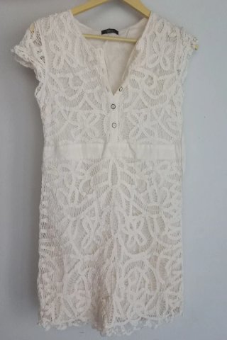 Vestido de encaje blanco Filles