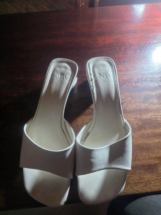 Sandalias Zara Blancas Talla 38