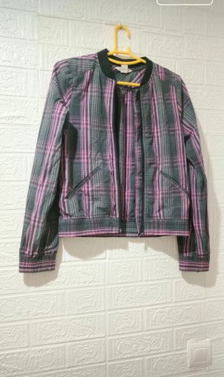Chaqueta de Niña Estampado Cuadros