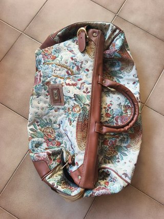 Maleta de Viaje Vintage Estampada