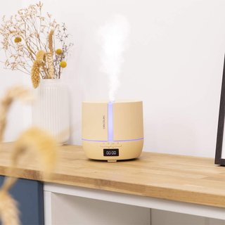 Cecotec Difusor de aromas PureAroma 550 Connected SunLight. Capacidad 500ml, Pantalla LED, Altavoz,