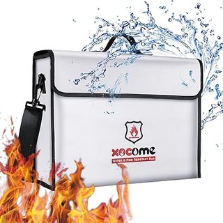 Bolsa de Documento Ignífuga y Impermeable,Bolsa de Batería Seguridad Anti Explosión resistentes al f