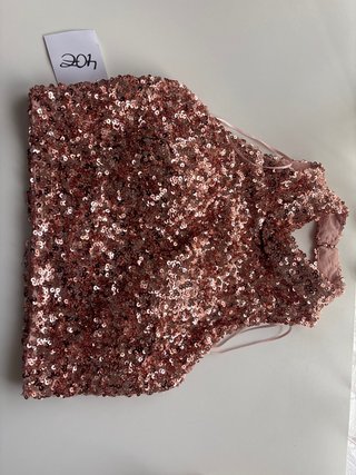 Top de lentejuelas rosa