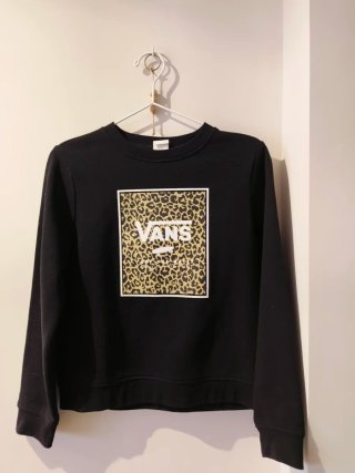 Sudadera Vans Negra con Estampado